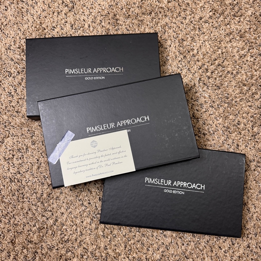 Pimsleur Approach Gold Edition Spanish Level 1-3 CD Learning System Box Set